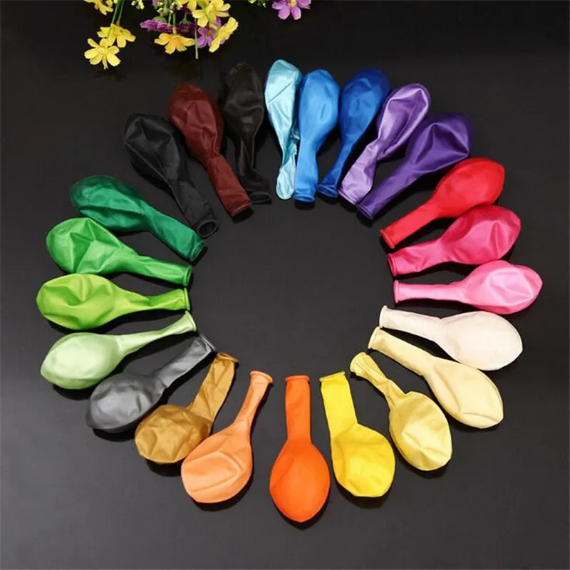 Синие воздушные шары 10 шт./лот 12 дюймовый жемчужный латексный шар надувные