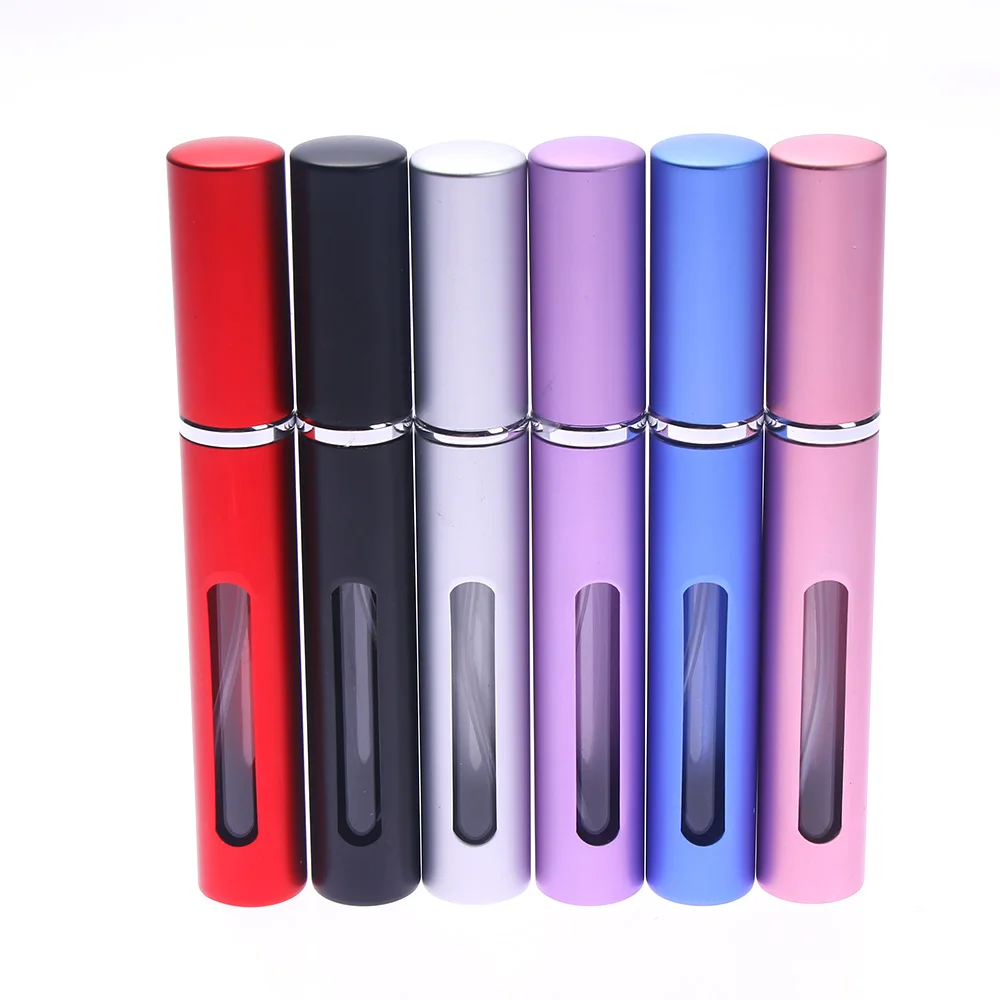 1 шт. 5 мл мини портативный алюминиевый многоразовый флакон для духов с