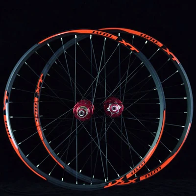 29 red hub red LUTU велосипедные колеса MTB горный велосипед передние 2 задние 4 герметичные подшипники дисковые колеса 26 27,5 29er обод колеса - Цвет: 29 red hub red