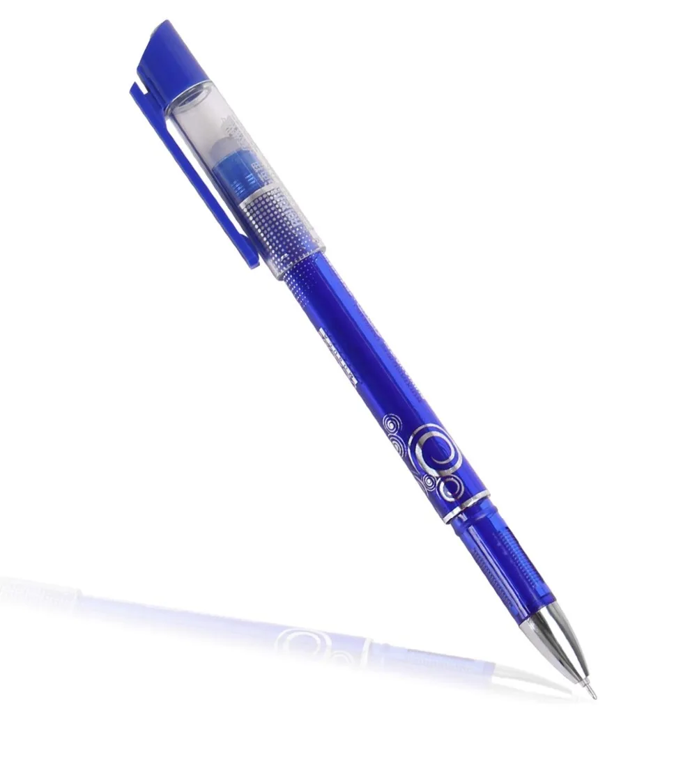 12 PCS Erasable Roller ball Pen and 20 Ballpen Refills More Ink Rub Out Pens Gel Ballpoint 0.5 mm Tip | Канцтовары для офиса и