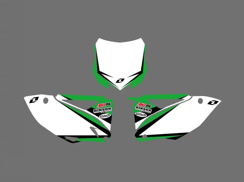 Новый стиль (0396) команда графики и фоны наклейки Наборы для Kawasaki KX450F KXF450 2013 KXF 450 KX