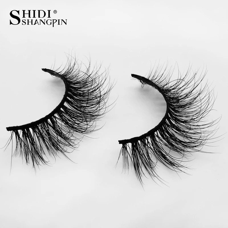 SHIDISHANGPIN 1 коробка пачкающие 3d норковые ресницы 100% без жестокости ручная работа