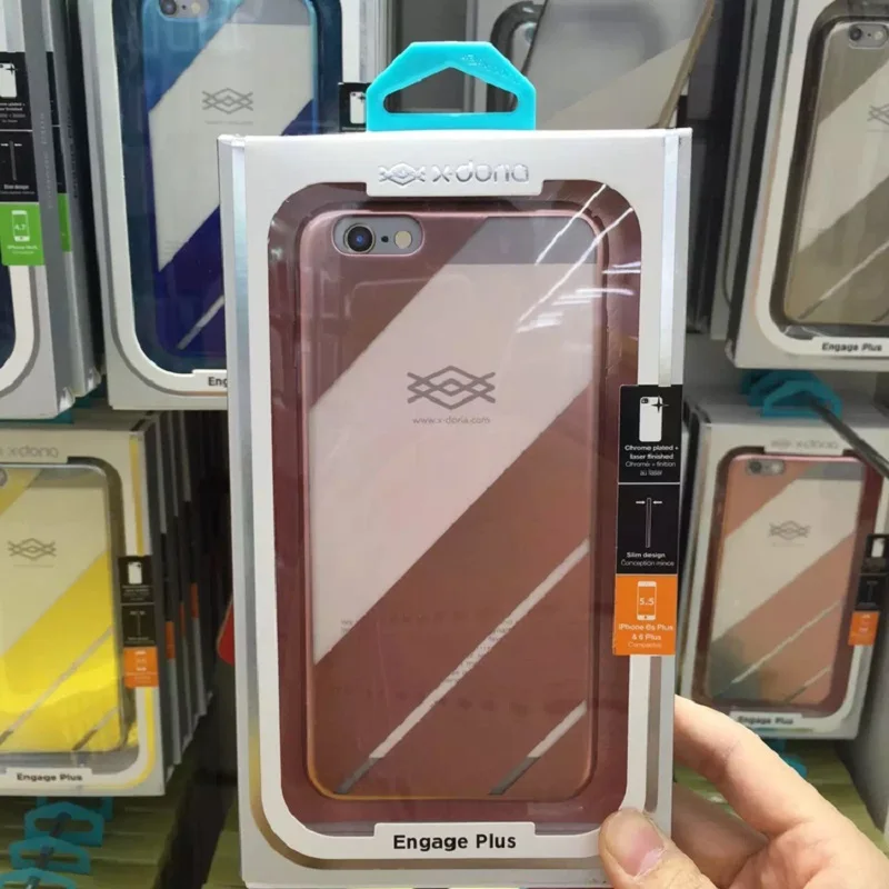 X-Doria Phone Case For iPhone 6 6S Plus Engage Cover Electroplating ultra thin slim Back |