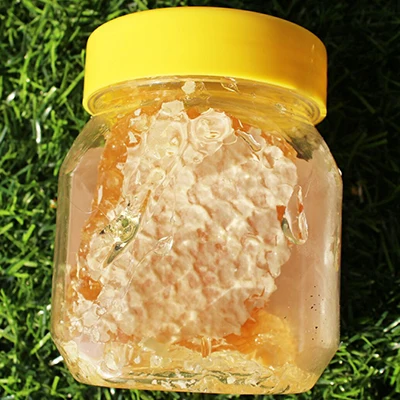 125g Pure Honeycomb Медовая расческа медовая Жевательная на чистом натуральном 500 г/коробчатое гнездо мед произведенный фермерами - Цвет: 125g Pure Honeycomb