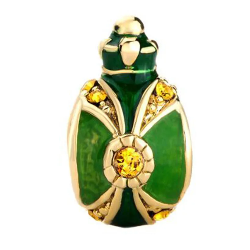 Fit Pandora charm bracelets Crown Peridot Light Crystal Faberge Egg Beads Charm Bracelets for jewelry making | Украшения и