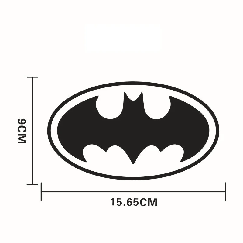 1 шт. наклейка с логотипом Бэтмена Светоотражающая для автомобиля мотоцикла