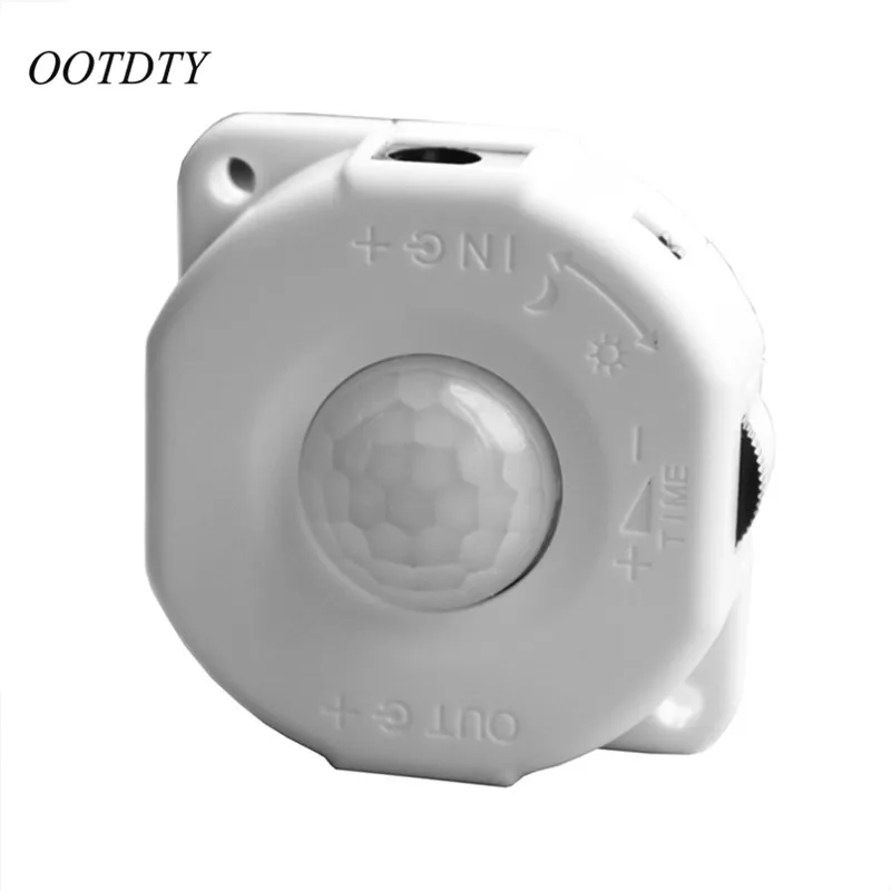 OOTDTY автоматический AC/DC 12 V-24 V 6A инфракрасный датчик движения Сенсор переключатель для Светодиодный свет лампы