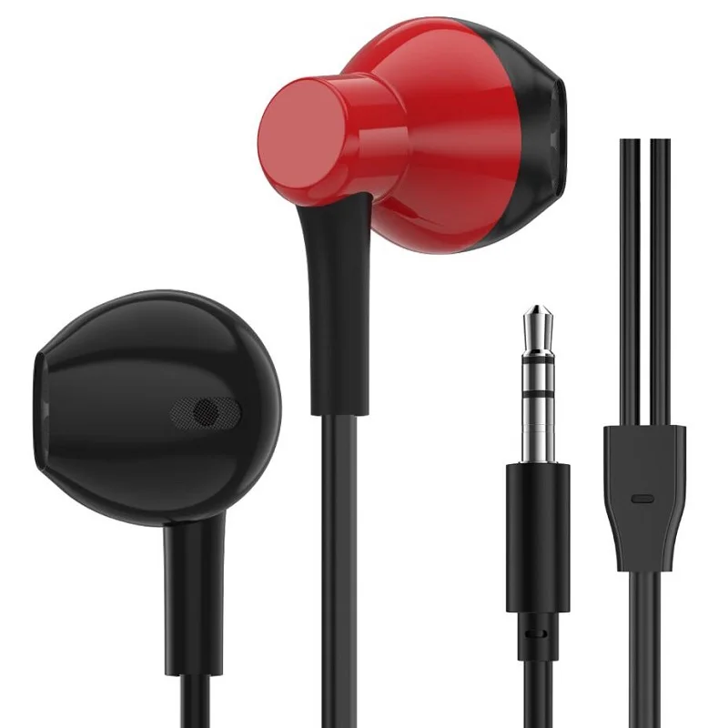 Бас Звук наушники в ухо спортивные без микрофона для xiaomi iPhone Samsung гарнитура fone de