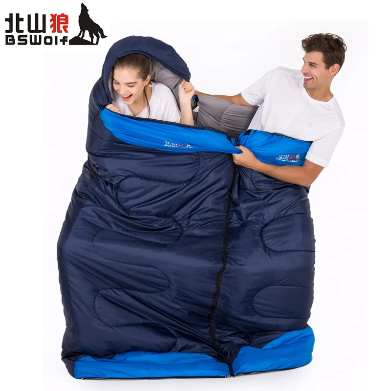 BSWolf Открытый Сверхлегкий конверт спальный мешок Кемпинг Пеший Туризм