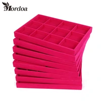 multifunctional organizer tray box for necklace ring earring pendant bracelet jewelry display showcase