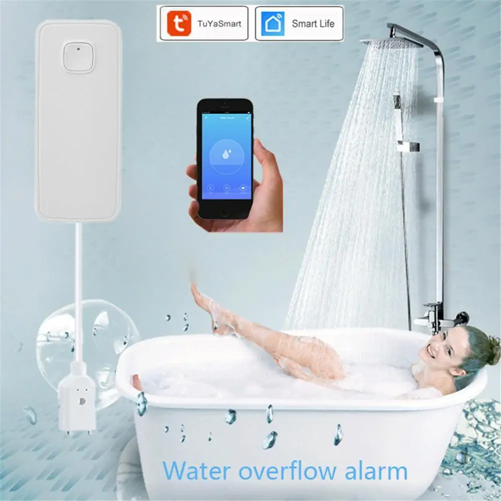 WI FI утечки воды домашняя сигнализация Smart Flood детектор сигнал датчика