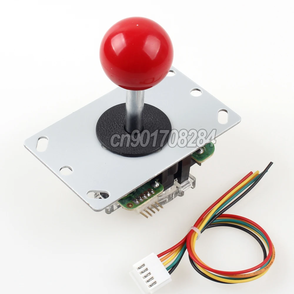 Новый черный аркадный конкурс 4 8 Way Rocker China Sanwa Джойстик для аркадных соревнований