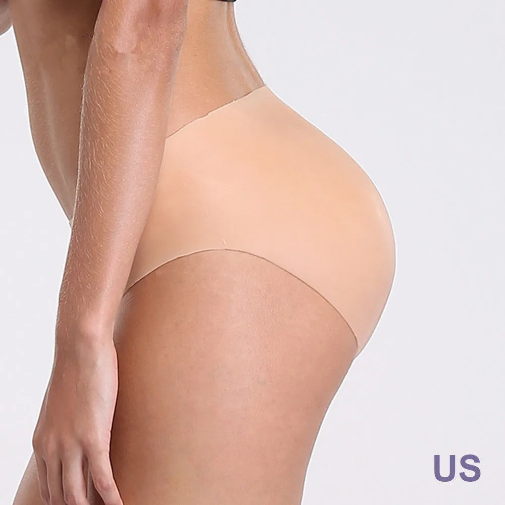 New Fashion Sexy Full Silicone Underwear Butt Enhancer Trangle Pant Body Pads Shaper Wear Body Shapewear Pants Gift