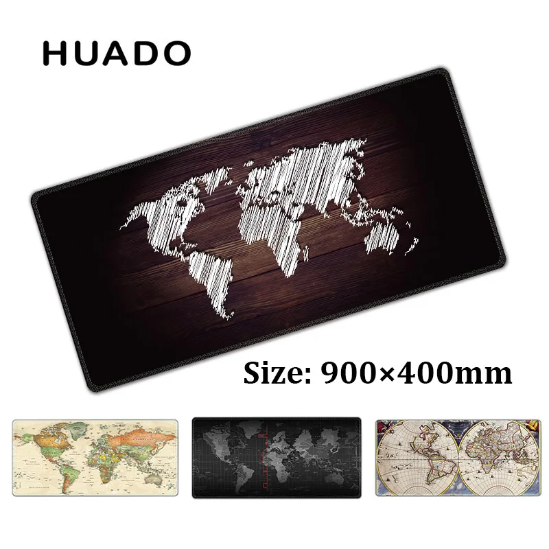 

Gaming mouse pad World map mouse mat large mousepad custom mouse pad desk mat for overwatch/cs go/world of warcraft/dota/office