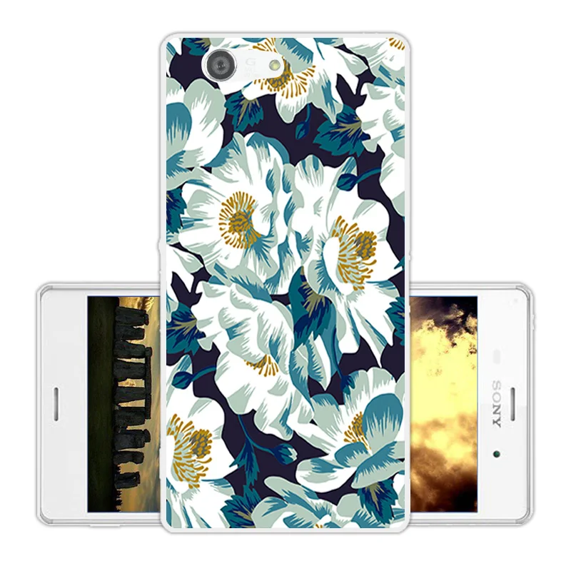 Case for Sony Xperia Z3 Compact / mini Phone Cases Soft TPU Square Back Cover MINI Ultrathin Silicone Fundas |