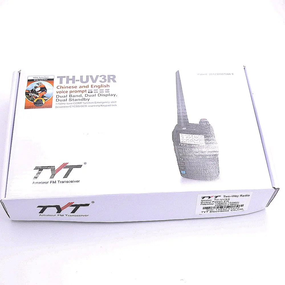 TYT UV-3R двухдиапазонный двухсторонний радиоприемник VOX VHF/UHF портативный радиопередатчик, мини рации, ретранслятор, офсетная наружная Интерком