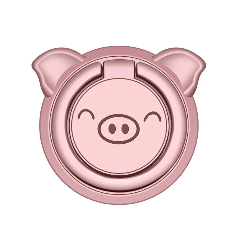 Rose TCICPC кольцо держатель телефона для iPhone 7 XS Samsung S10 360 градусов подставка держатель для телефона Поддержка магнитный автомобильный держатель телефона - Цвет: Rose
