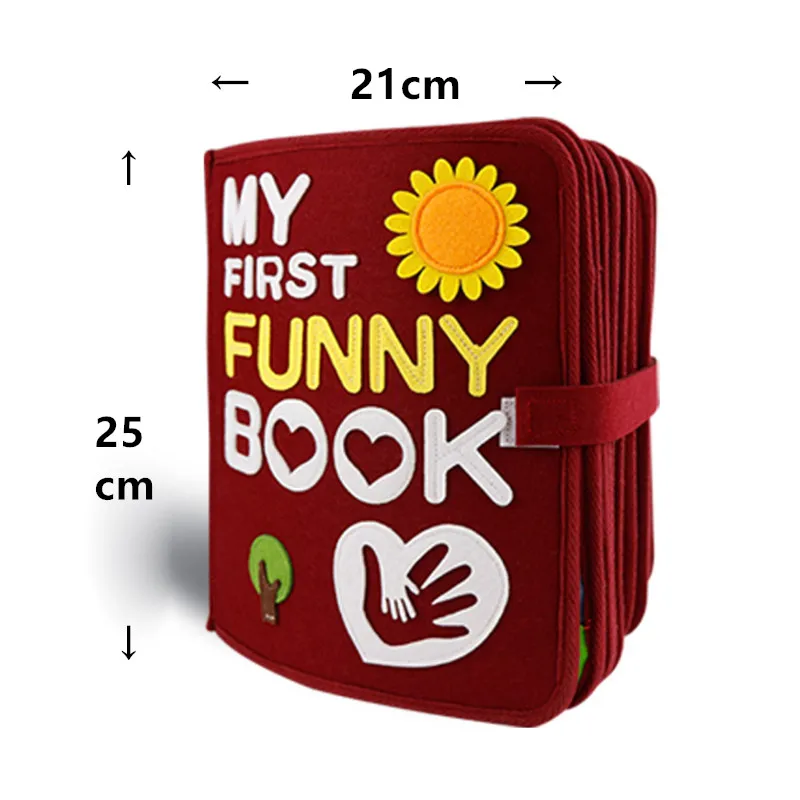 DIY ремесла игрушечная книга для картин раннее обучение учебная рукоделия шитье