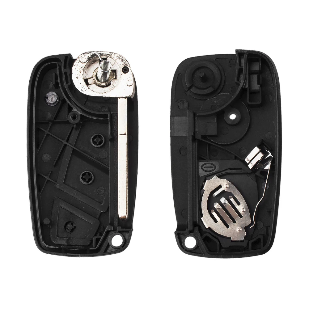 Брелок KEYYOU 10X складной для ключей Fiat Panda Idea Punto Stilo Iveco 2 кнопки чехол пульт