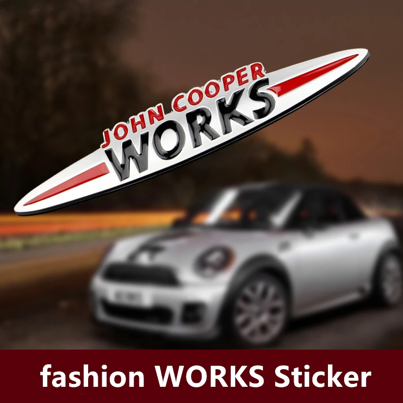 Мини-наклейка JCW John WORKS наклейка для MINI Cooper One Countryman R50 R52 F55 F56 R55 R56 R60 F60