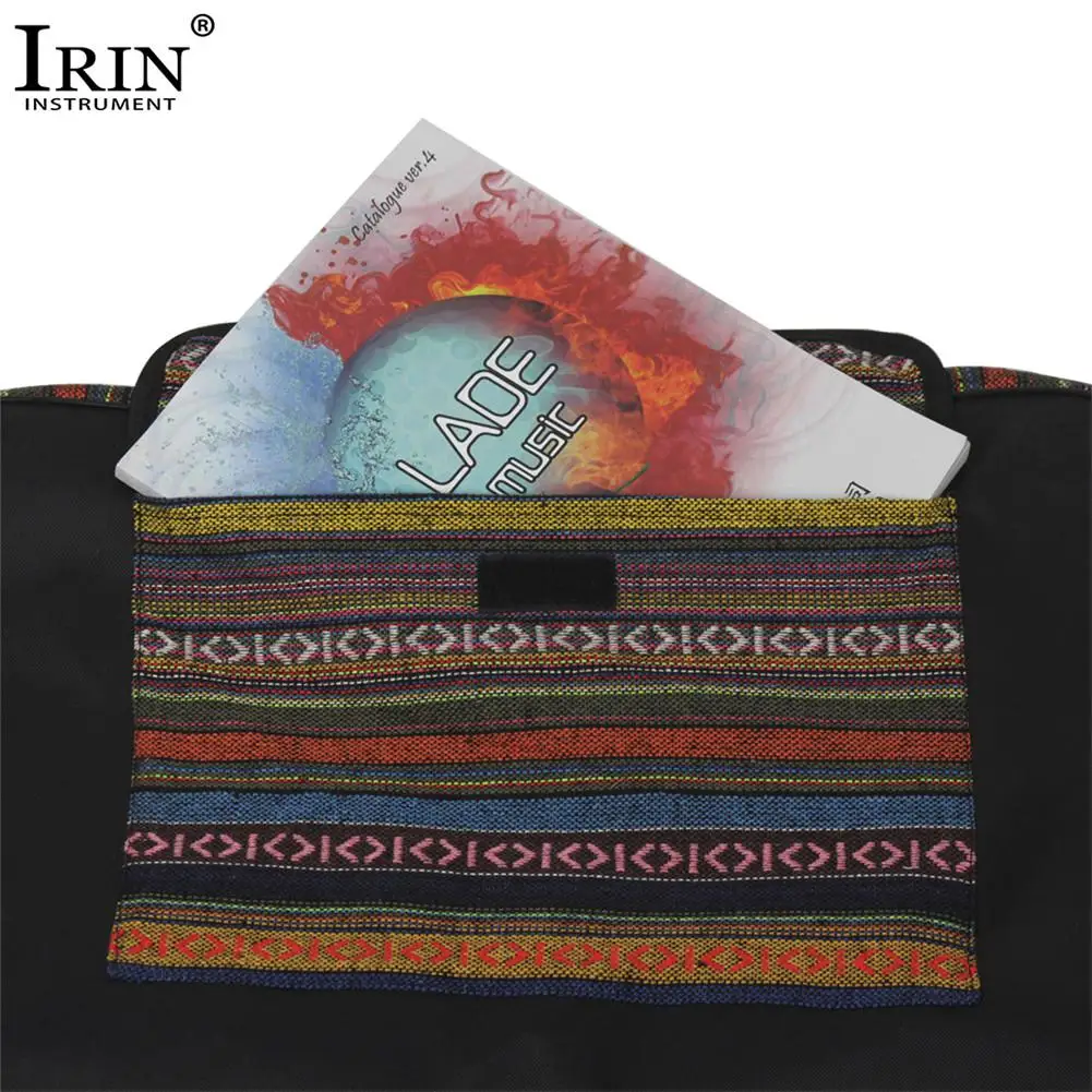 IRIN IN-106 Национальный Стиль аккордеон Gig Bag Мягкий чехол для переноски для 48 басов-120 басов аккордеон рюкзак