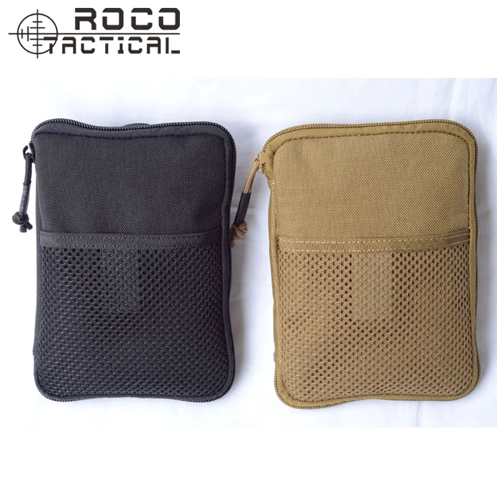 

ROCOTACTICAL Tactical Waist Organizer Bag Mini EDC Running Sports Pocket Wallet Bag Travel Map Bags Made of Cordura Nylon 1000D