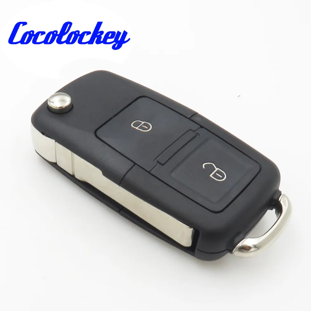 Чехол книжка Cocolockey для VW Passat Golf Beetle GTI Rabbit 2 кнопки без логотипа|case for|case casecase for keys |