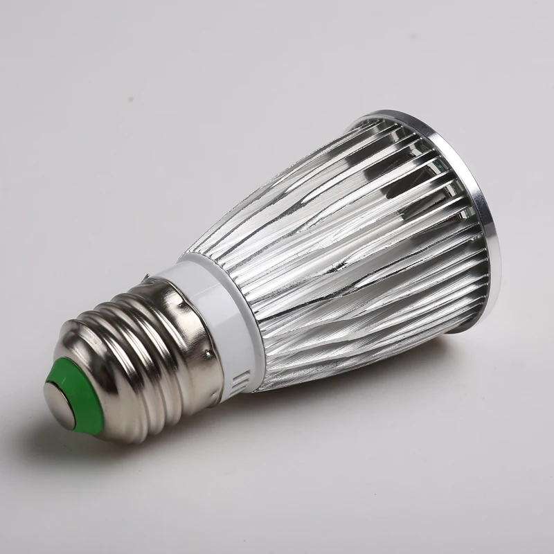 E27 токарный станок алюминиевая лампа Чашка led светодиодные лампы высокой