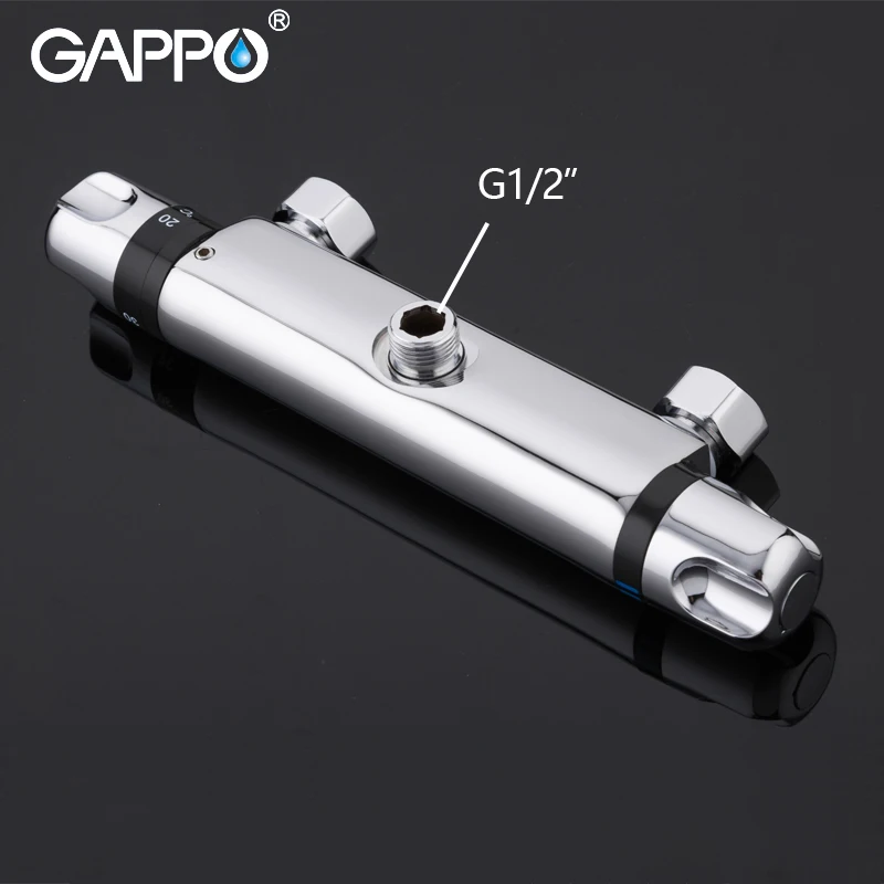 GAPPO смеситель для душа набор ванной комнаты термостатический настенный монтаж