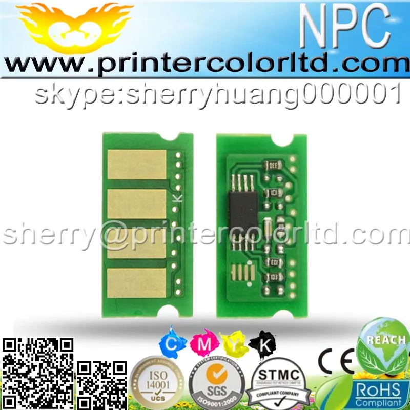Совместим с Ricoh Aficio SPC220 SP C220 C222 C240 SPC222 SPC240 картридж Тонер-чипом сброс чипа |