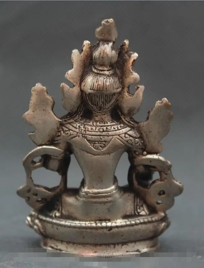 Тибетский храм серебристо зеленая Tara Mahayana буддизм богиня просветления
