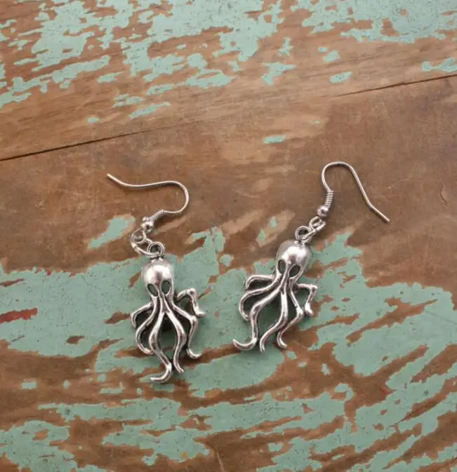 Новый стиль Готический Осьминог кулон Морская жизнь альтернатива улица панк Рок