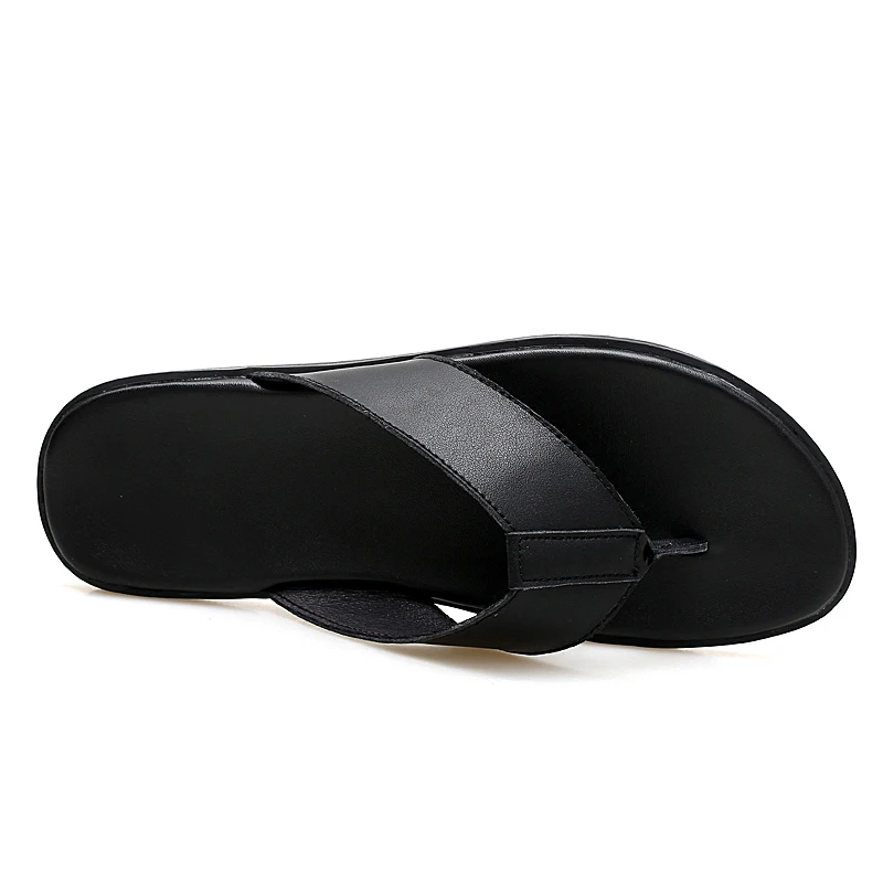 Брендовые летние пляжные вьетнамки Мужские тапки из кожи пу Мужская обувь на