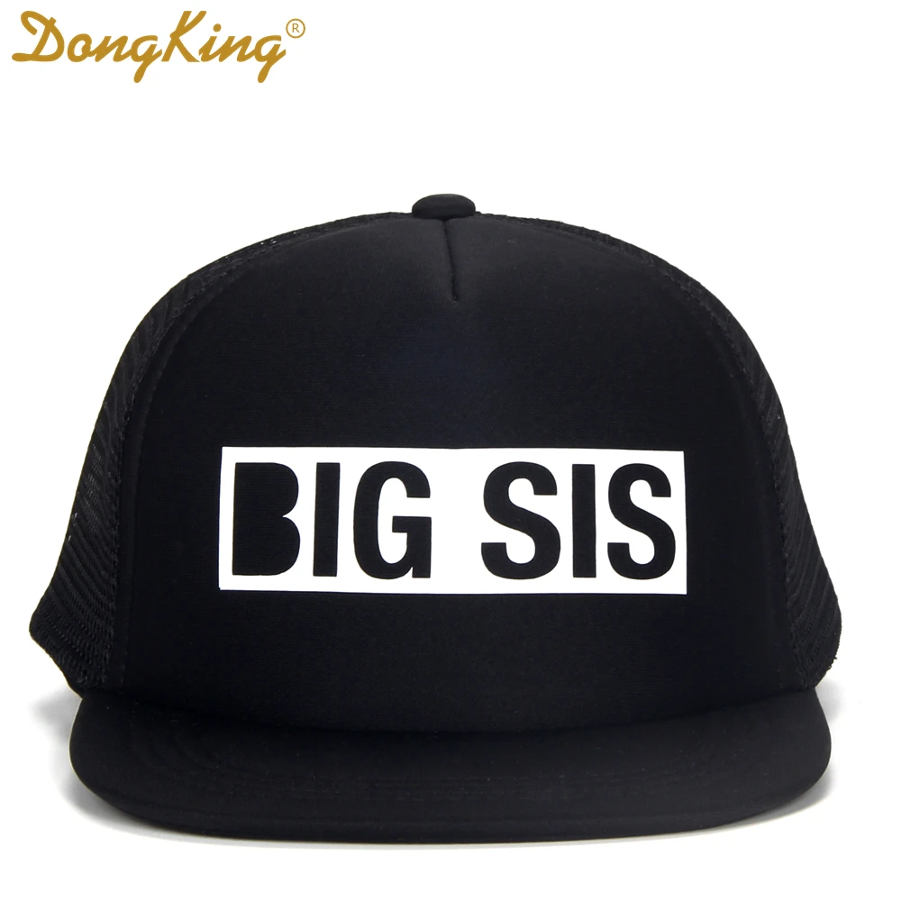 Детская шляпка дальнобойщик DongKing кепка BIG BRO шляпа SIS LIL Snapback вечерние шляпки для Big