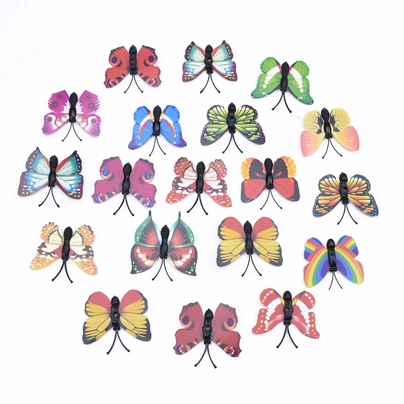 40 шт. декоративные пластиковые бабочки для украшения дома|Искусственные и сухие