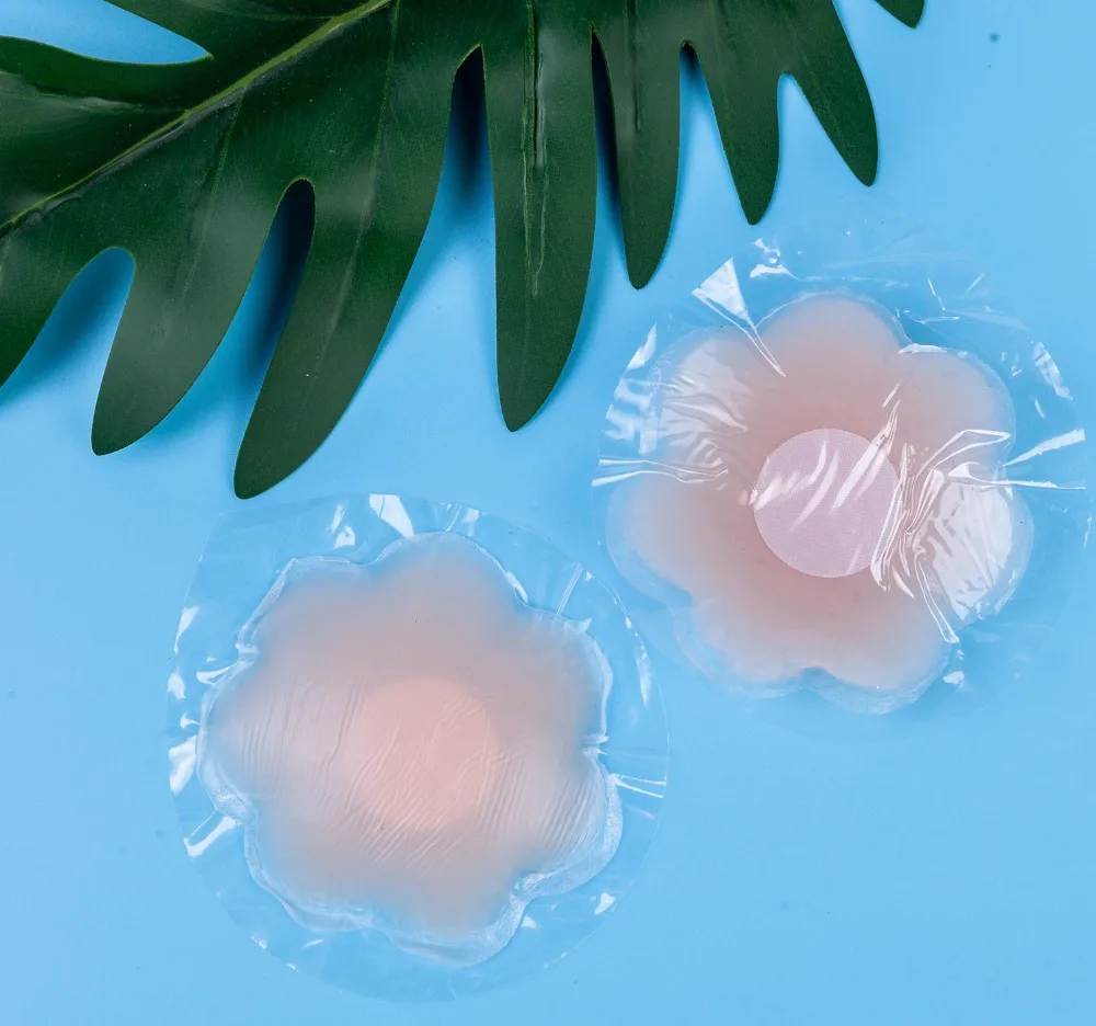 

2 фото женский многоразовый самоклеющийся бюстгальтер Силиконовая накладка на соски с лепестками груди