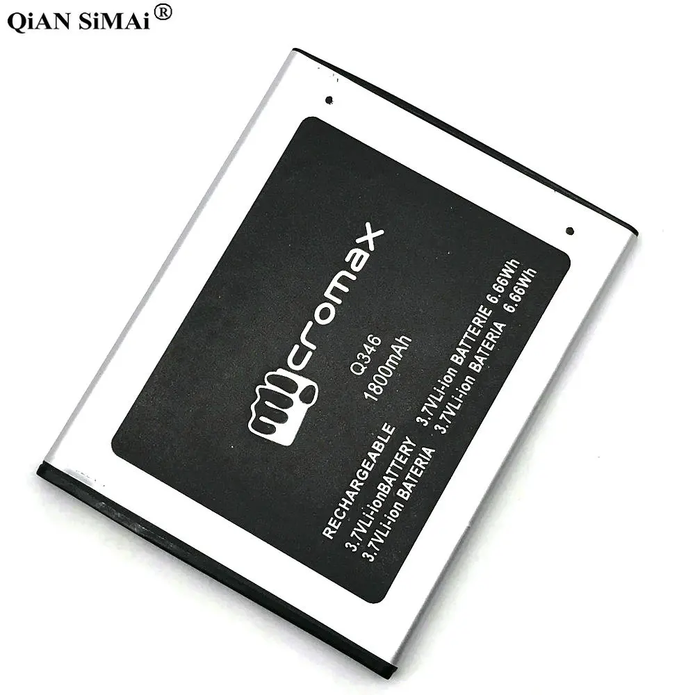 Новый высококачественный аккумулятор 1800 мАч для телефона Micromax Q346|battery for|battery for
