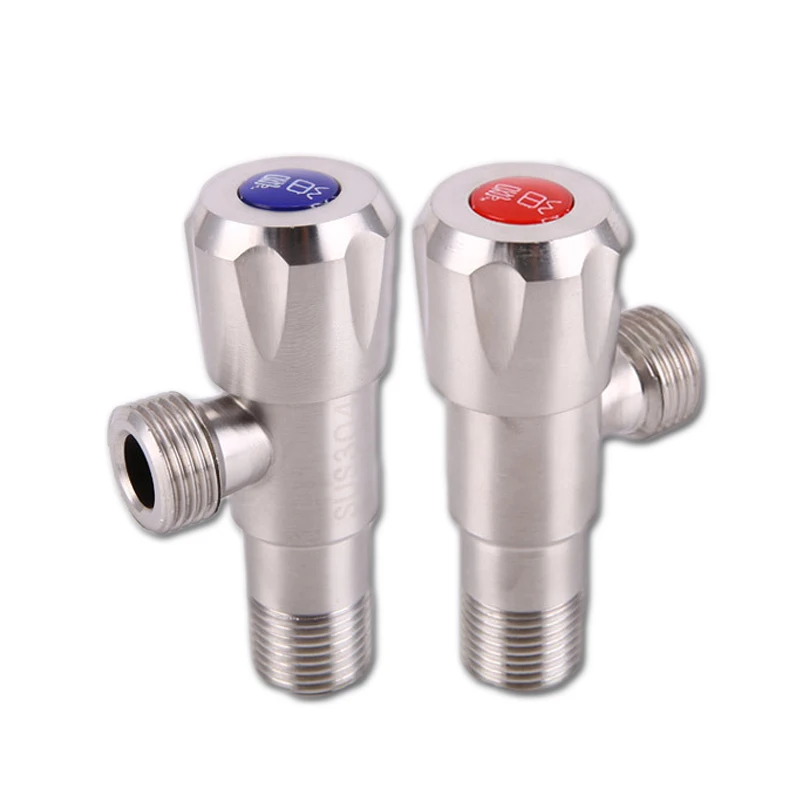 Бесплатная доставка угловой клапан из нержавеющей стали SUS304 с матовой отделкой