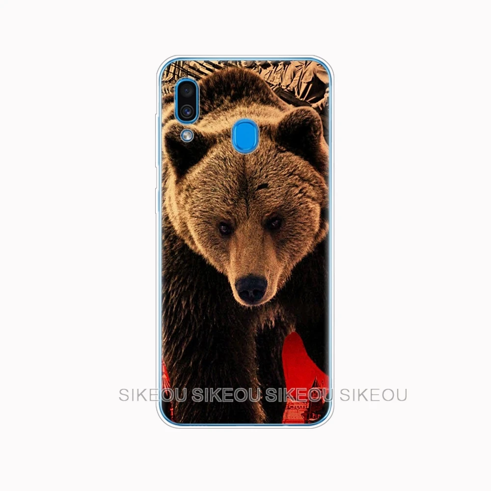 10120 Силиконовый чехол для Samsung Galaxy A50 A10 A30 A30S A40 A70 A 50 бампер для телефона Волк тигр лев леопард медведь - Цвет: 10120