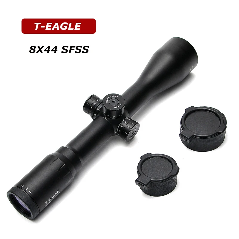8X44 SFSS тактический прицел снайперской винтовки Встроенный уровень Spirit Riflescope Flex Scope охотничьи прицелы для Lunette De Tir карабин