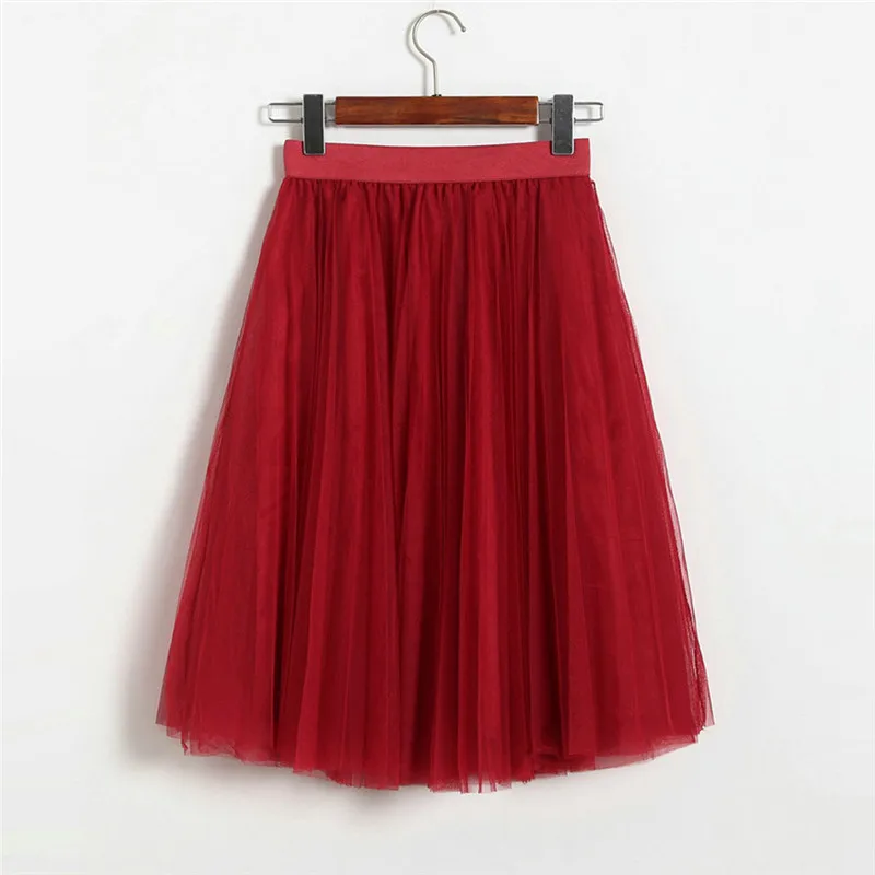 Качественная фатиновая юбка 7 слоев 65 см элегантная плиссированная юбка-пачка