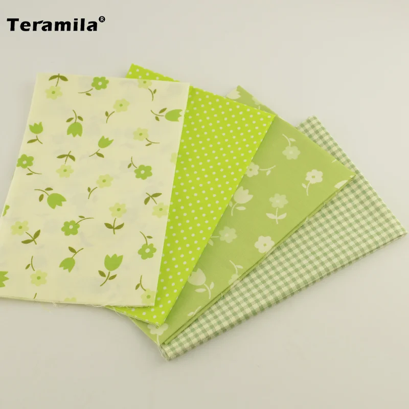 Комплект постельного белья из 100% хлопка 4 шт./лот зеленый цвет|fabric|cloth fabric wholesalecloth