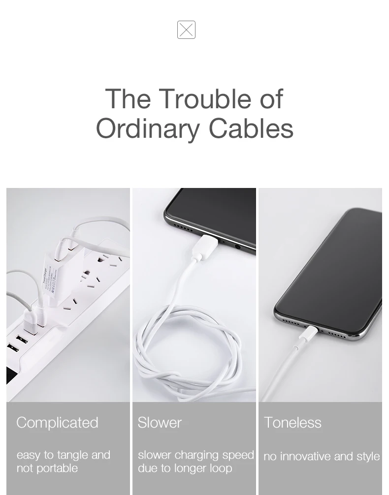 CAFELE Prorable USB кабель для зарядки для iPhone X 8 7 6S 6 Plus микро Синхронизация данных мини телефонный кабель для huawei samsung Xiaomi