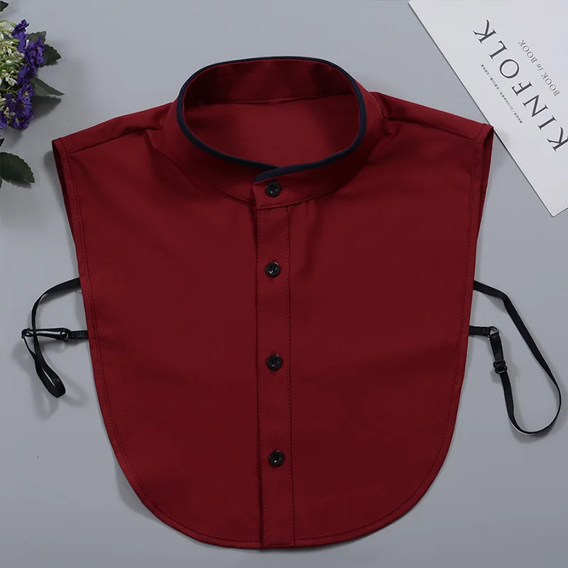 SIZE L Мужская рубашка с фальшивым воротником, новинка, съемный белый мужской воротник с фальшивым воротником, хлопковый мужской воротник с отстегивающимся воротником Nep Kraag - Цвет: SIZE L