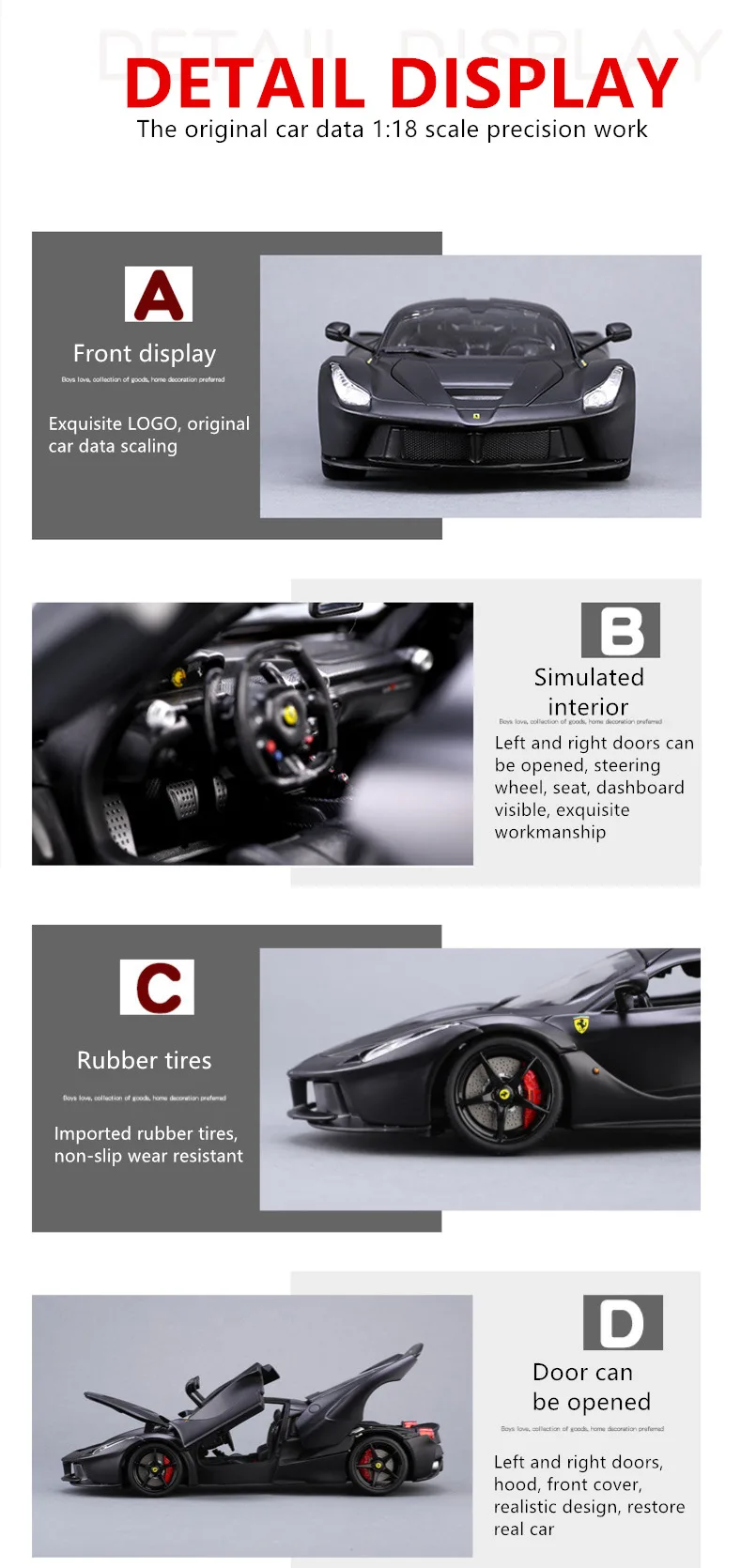 Bburago 1:18 Ferrari California модель автомобиля 1 18 имитация сплава оригинальная Rafa модель спортивного автомобиля супер модель автомобиля для бега подарок