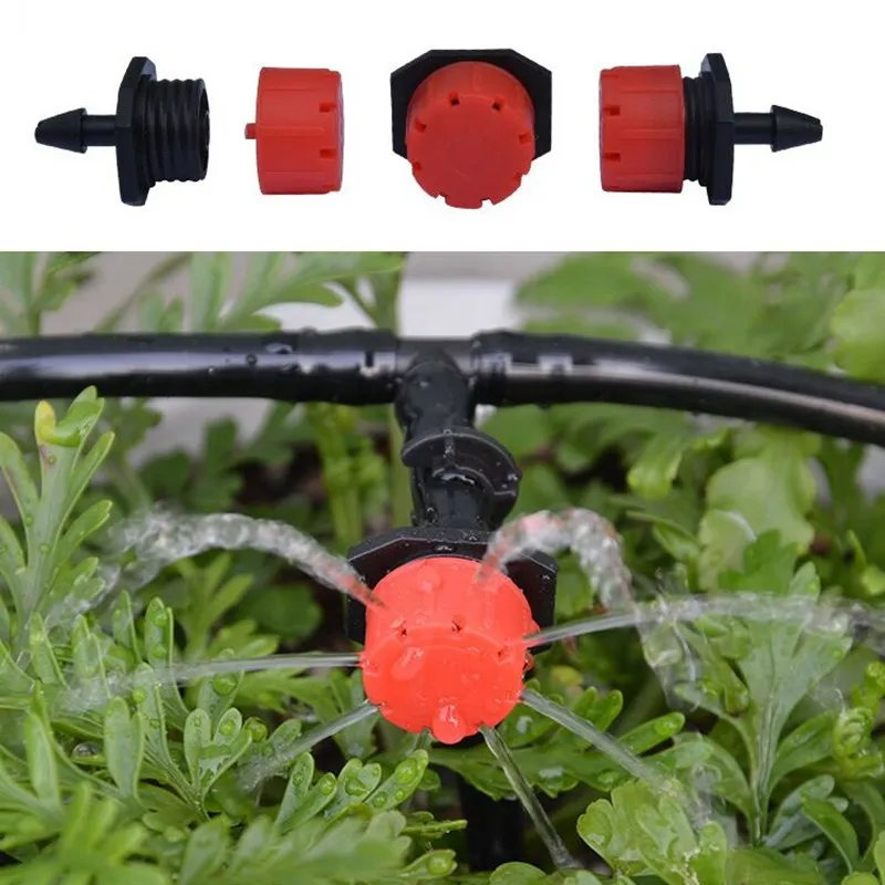 500 шт. садовые капельницы с 8 отверстиями|irrigation nozzle|micro irrigationhose sprinkler |