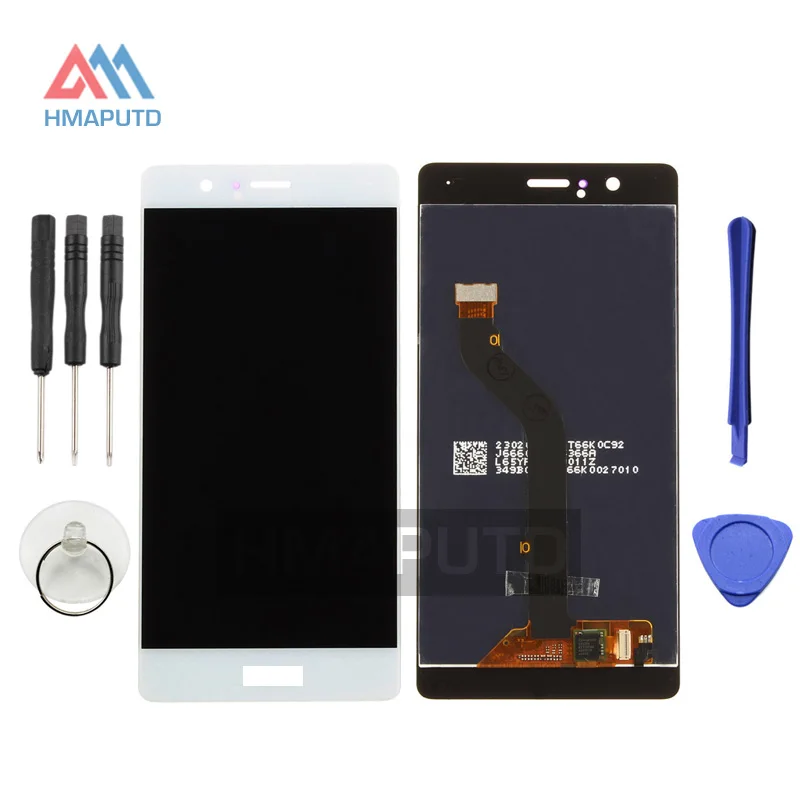 Для Huawei P9 Lite ЖК дисплей Дисплей + Сенсорный экран 100% оригинал Экран Замена Digitizer