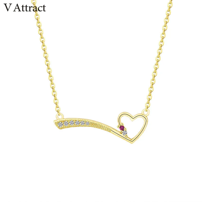 V притягивает милое фиолетовое хрустальное ожерелье в форме сердца подвески