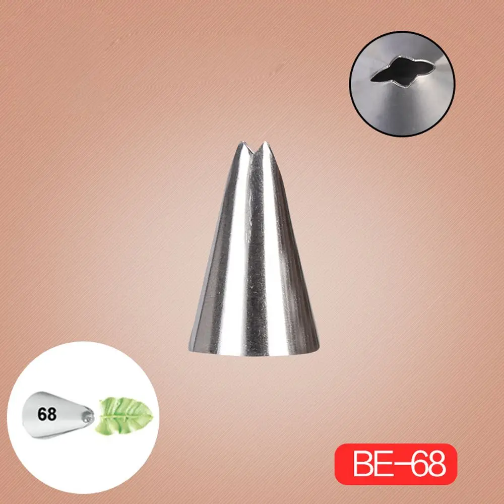1PC Leaves Nozzle Stainless Steel Icing Piping Nozzle Pastry Tips Cake Decor Tool Baking Accessories New Fashion 5 Style - Цвет: Темный хаки