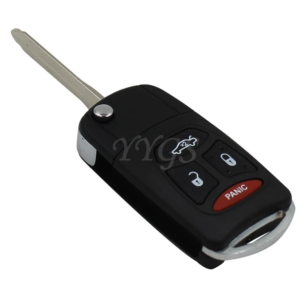 Складной чехол брелок для Dodge Jeep Commander Grand Cherokee Chrysler Aspen 300 с дистанционным
